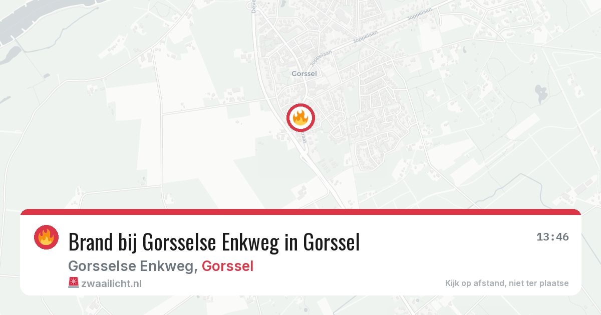 Brand bij Gorsselse Enkweg in Gorssel — 18 mrt 2026