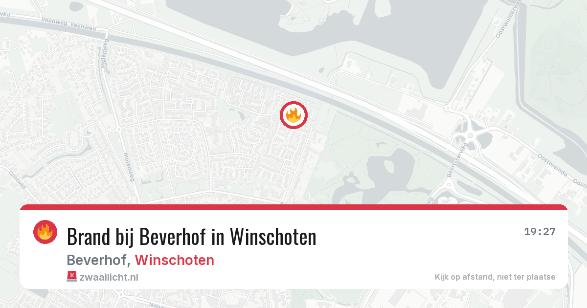 Brand bij Beverhof in Winschoten — 14 mrt 2026