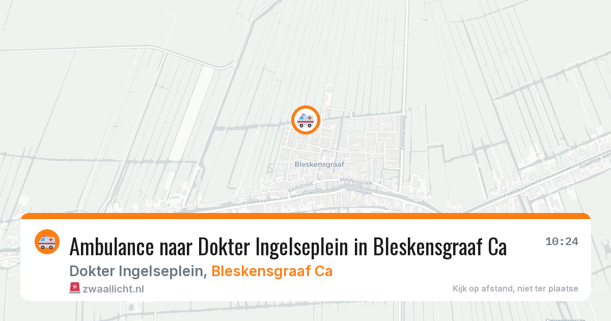 Ambulance naar Dokter Ingelseplein in Bleskensgraaf Ca — 1 aug 2026