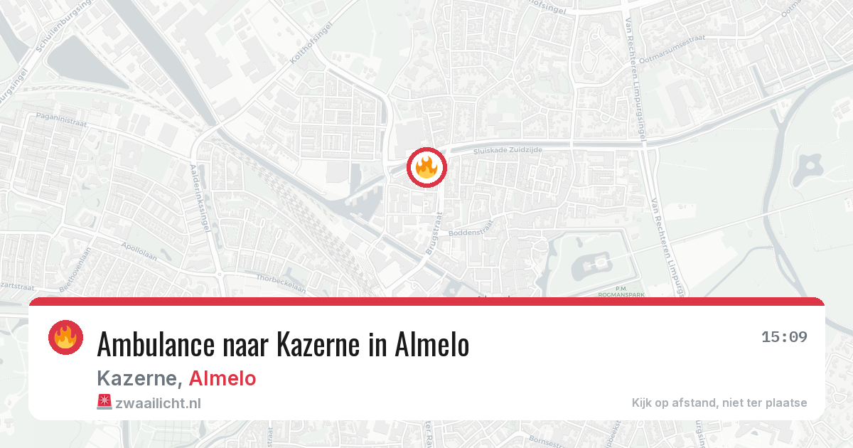 Ambulance naar Kazerne in Almelo — 1 jun 2026