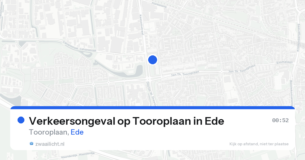 Verkeersongeval op Tooroplaan in Ede — 5 mei 2026