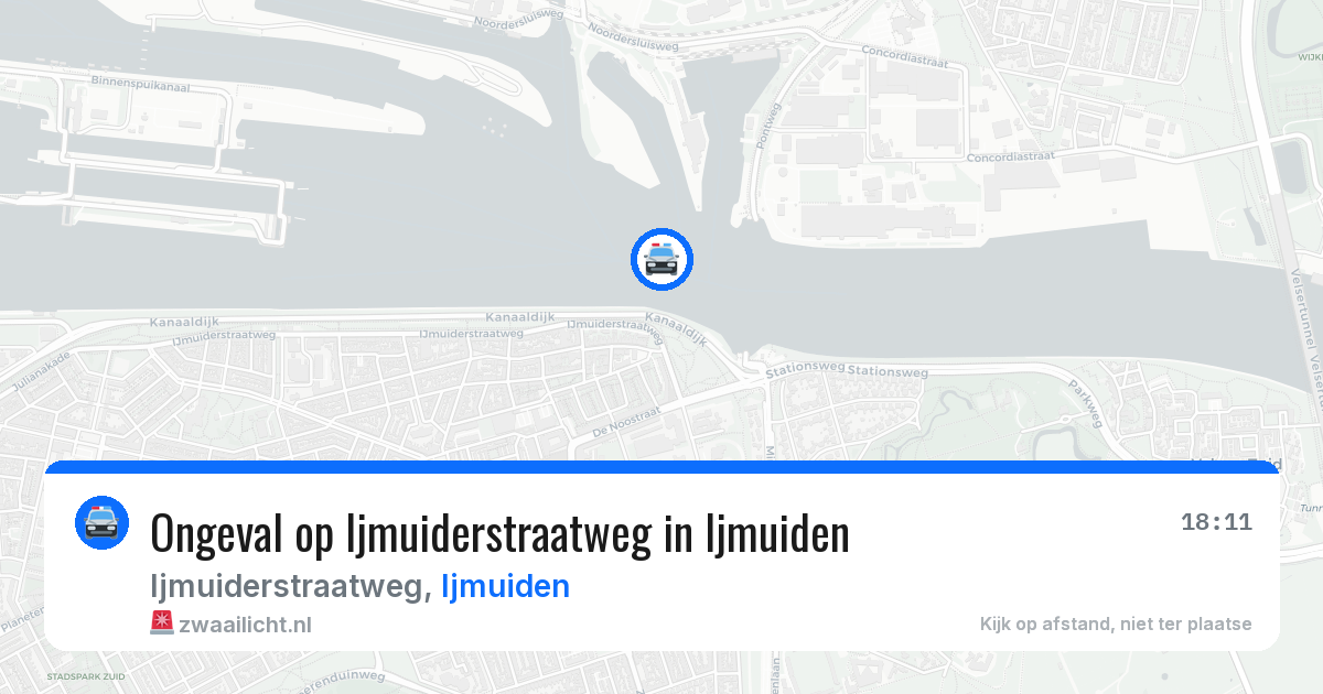 Ongeval op Ijmuiderstraatweg in Ijmuiden — 23 jun 2026