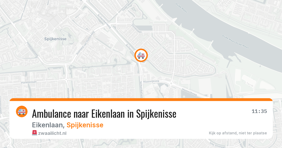 Ambulance naar Eikenlaan in Spijkenisse — 23 jun 2026