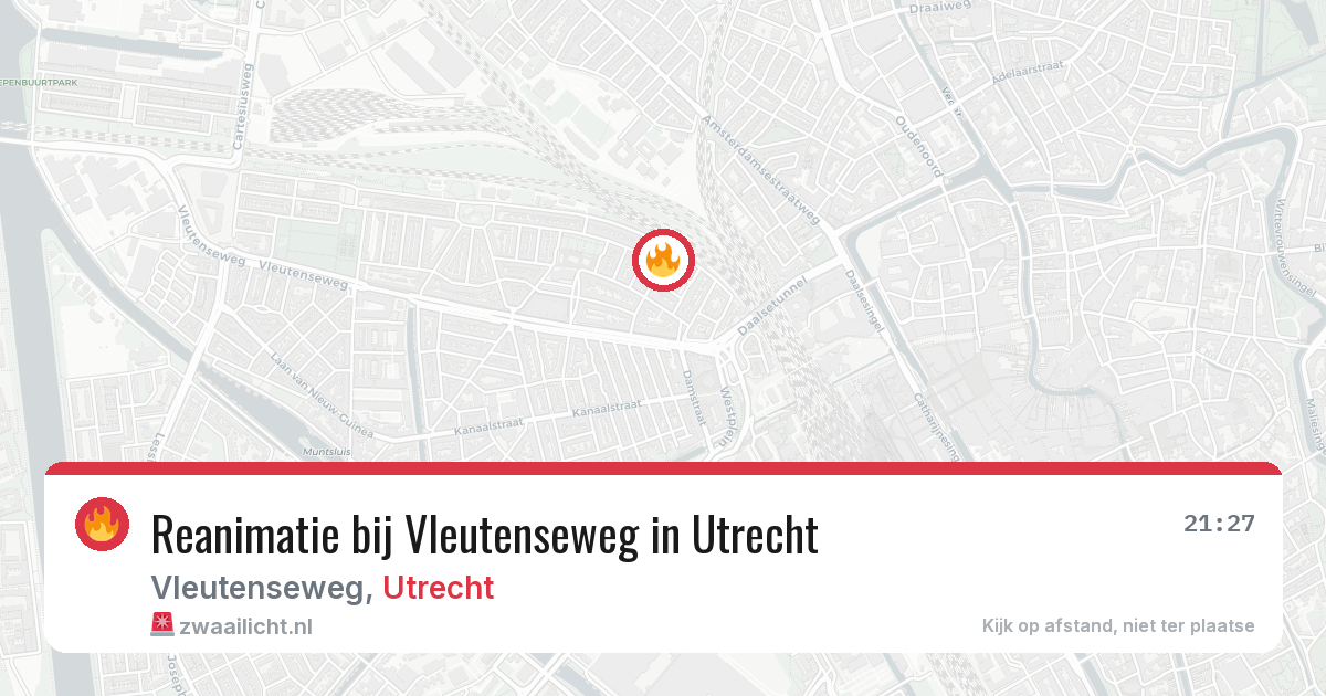 Reanimatie bij Vleutenseweg in Utrecht — 29 jan 2026