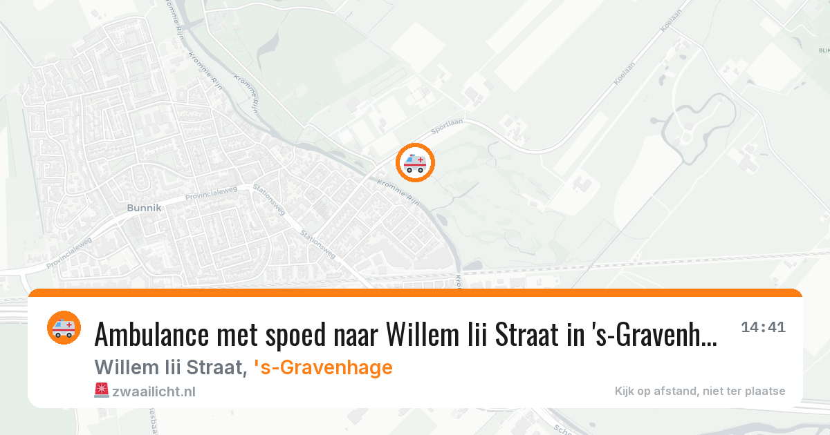 Ambulance met spoed naar Willem Iii Straat in 's-Gravenhage — 21 jan 2026