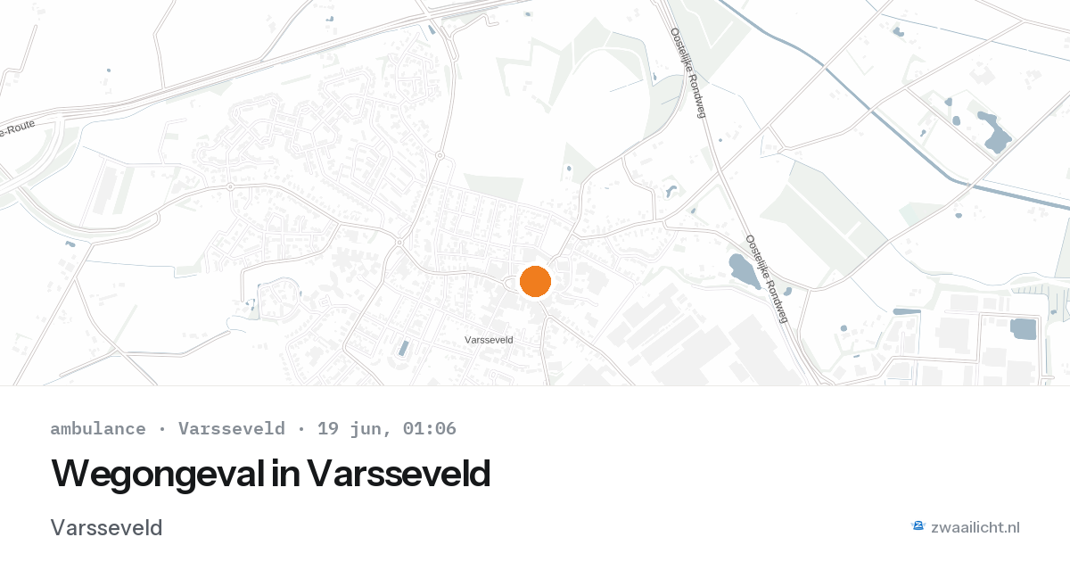 Wegongeval in Varsseveld — 28 feb 2026