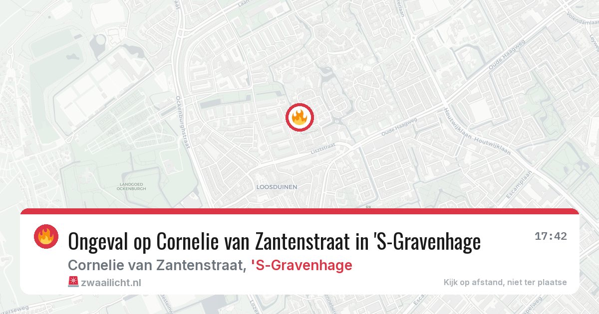 Ongeval op Cornelie van Zantenstraat in 'S-Gravenhage — 3 jul 2026
