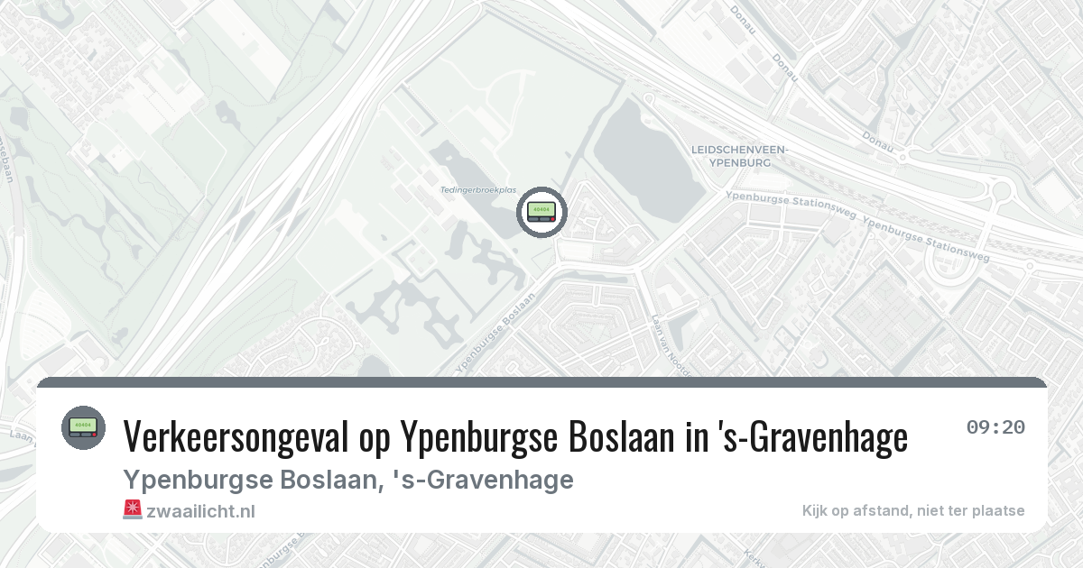 Verkeersongeval op Ypenburgse Boslaan in 's-Gravenhage — 6 mrt 2026