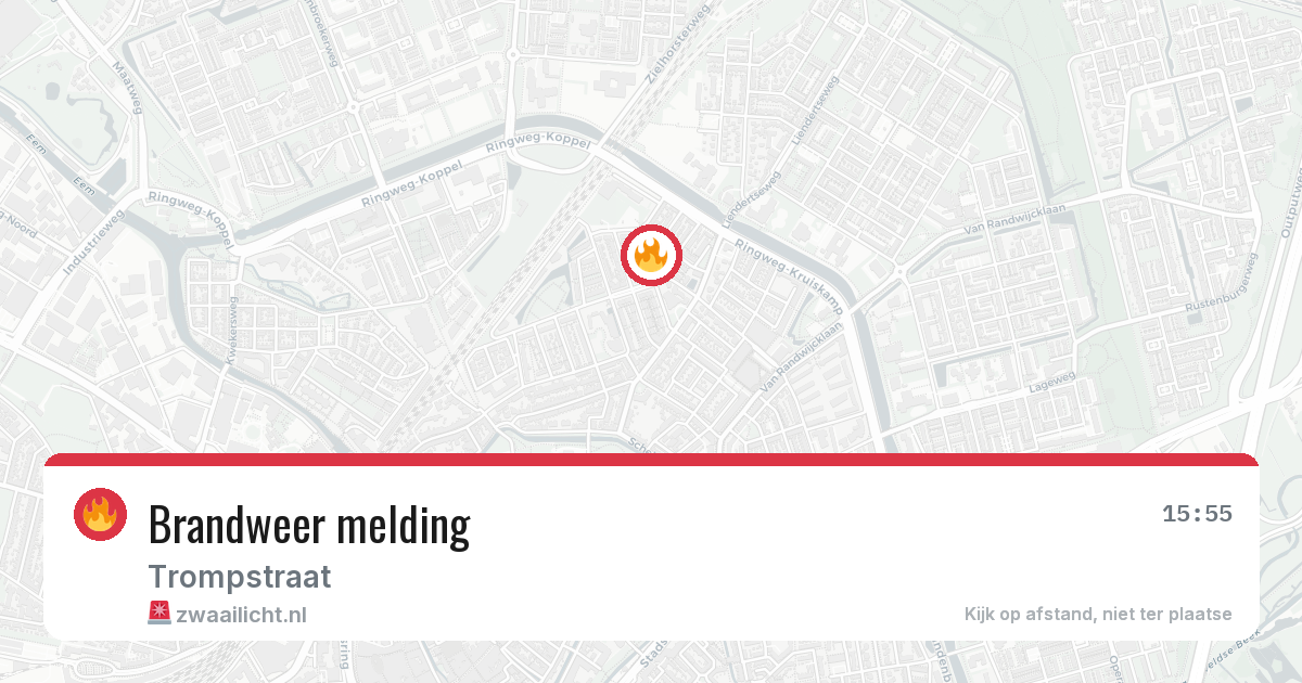 Brandweer melding — 8 mei 2026