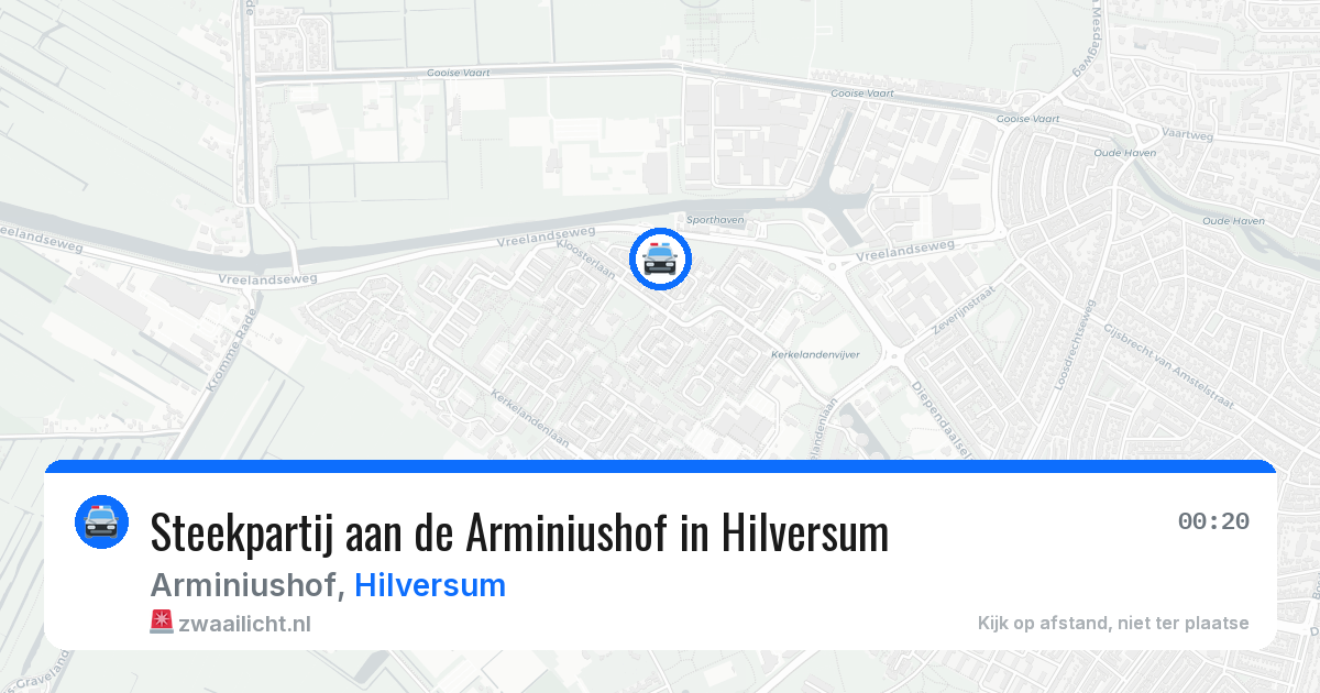 Steekpartij aan de Arminiushof in Hilversum — 26 jun 2026