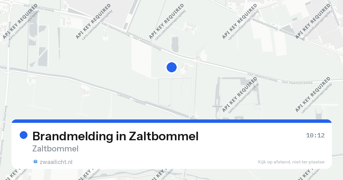 Brandmelding in Zaltbommel — 22 aug 2026