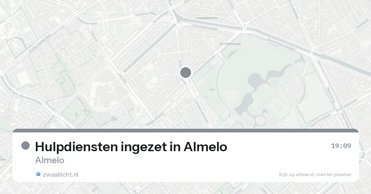 Hulpdiensten ingezet in Almelo — 7 feb 2026 | 🚨 Zwaailicht.nl