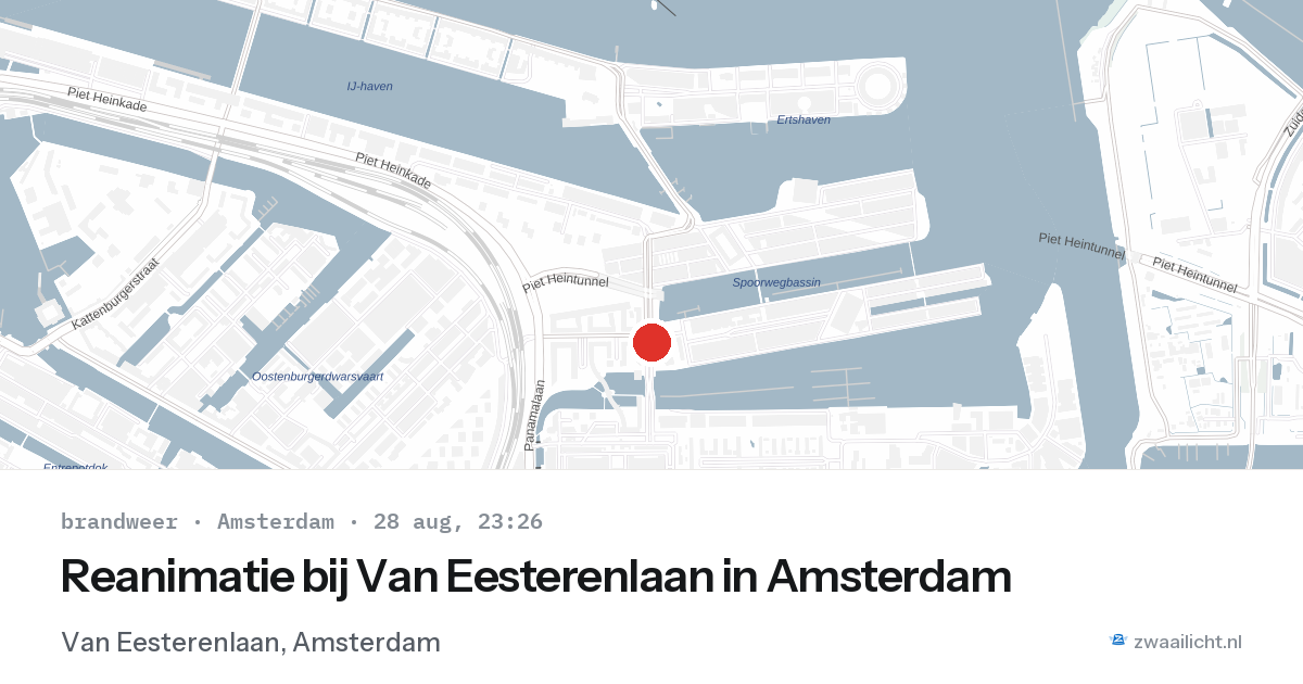 Reanimatie bij Van Eesterenlaan in Amsterdam — 28 aug 2026