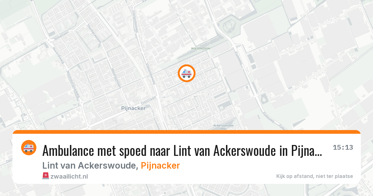 Ambulance met spoed naar Lint van Ackerswoude in Pijnacker — 24 jun 2026