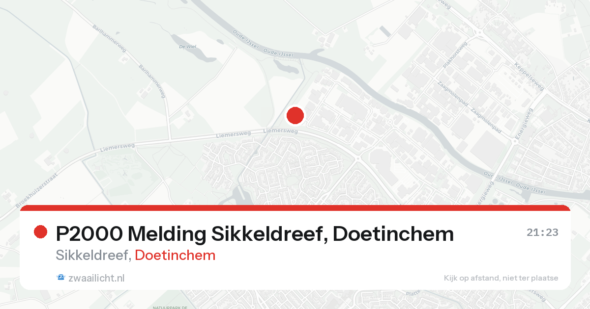 P2000 Melding Sikkeldreef, Doetinchem — 7 feb 2026