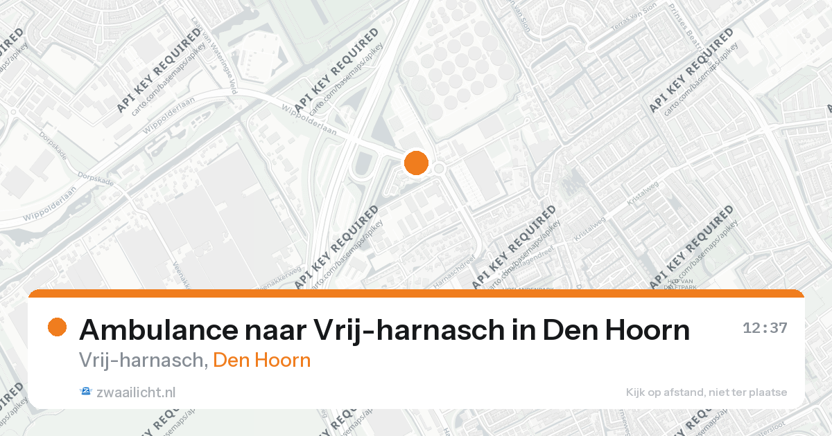 Ambulance naar Vrij-harnasch in Den Hoorn — 26 aug 2026