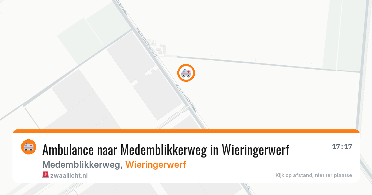 Ambulance naar Medemblikkerweg in Wieringerwerf — 8 feb 2026