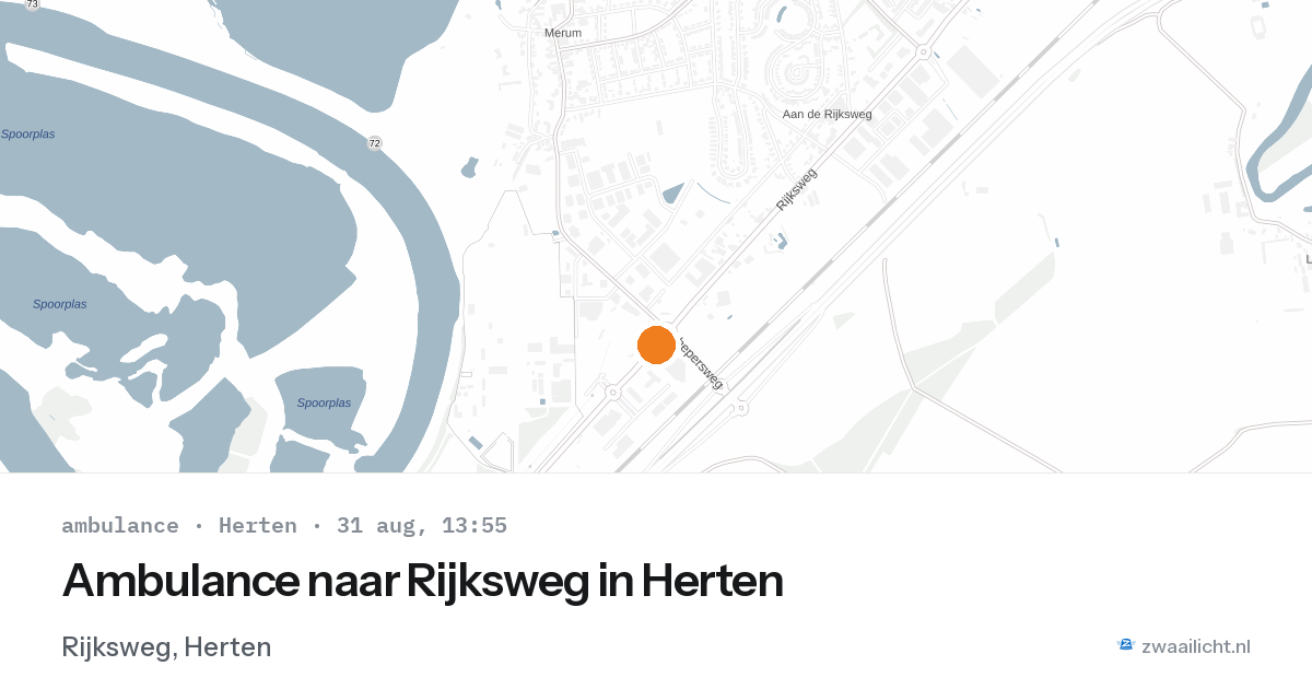 Ambulance naar Rijksweg in Herten — 31 aug 2026