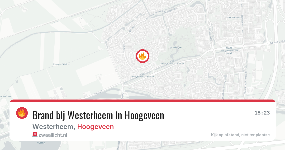 Brand bij Westerheem in Hoogeveen — 10 jun 2026