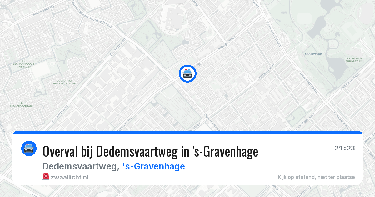 Overval bij Dedemsvaartweg in 's-Gravenhage — 26 apr 2026