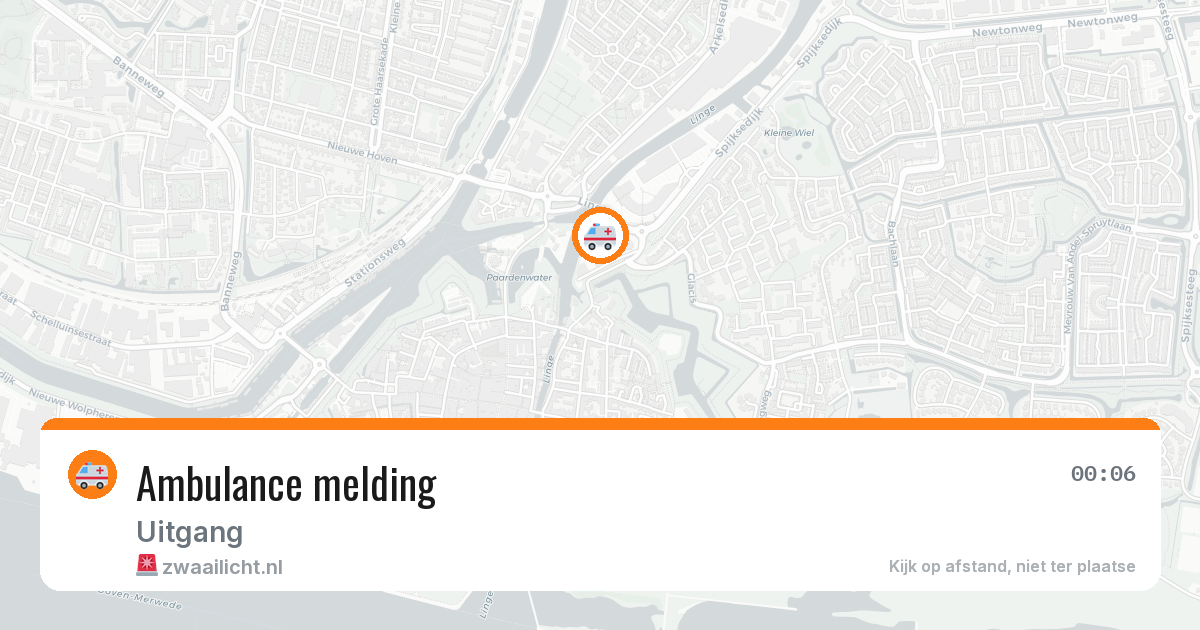 Ambulance melding — 12 jun 2026