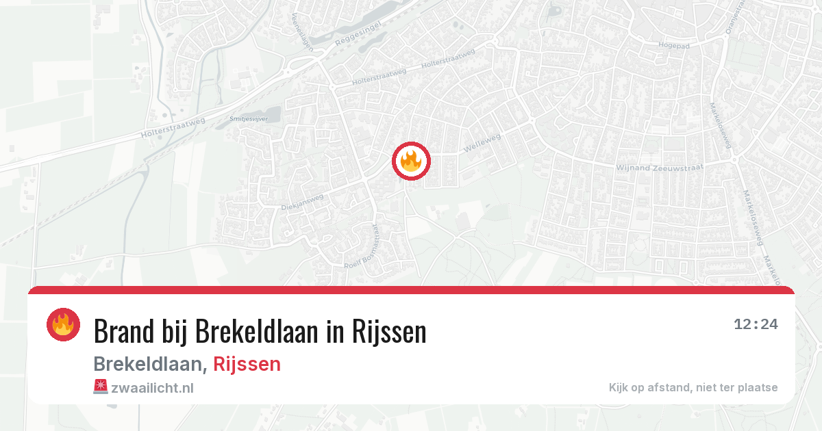 Brand bij Brekeldlaan in Rijssen — 29 jun 2026