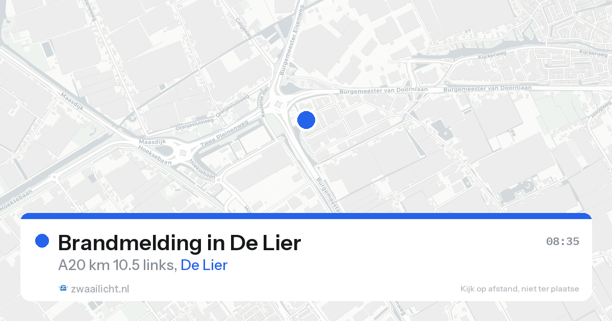 Brandmelding in De Lier — 17 aug 2026