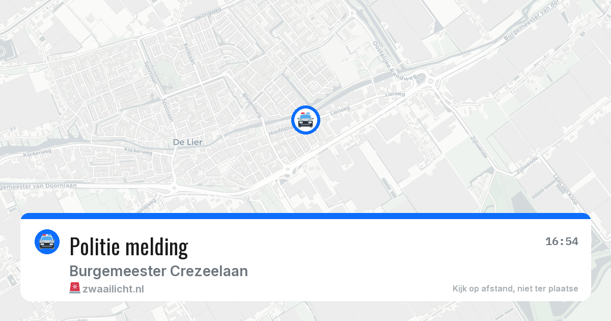 Politie melding — 19 apr 2026