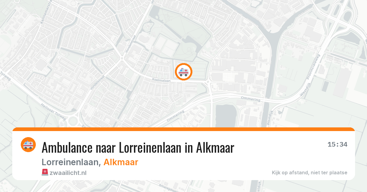 Ambulance naar Lorreinenlaan in Alkmaar — 5 mrt 2026