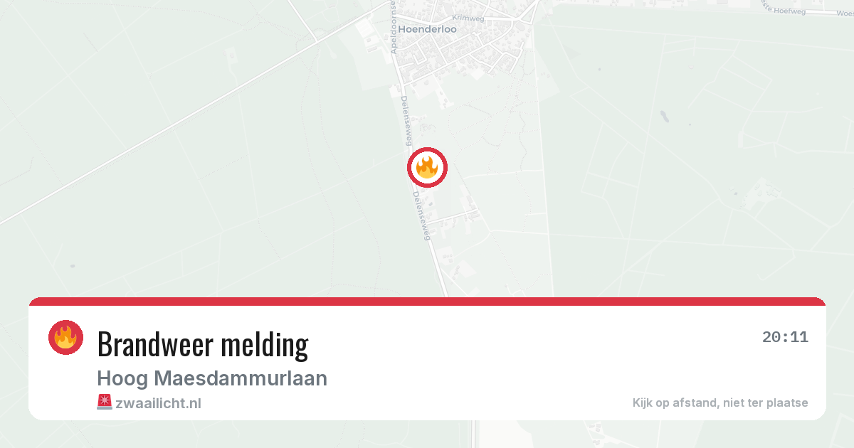 Brandweer melding — 23 jun 2026