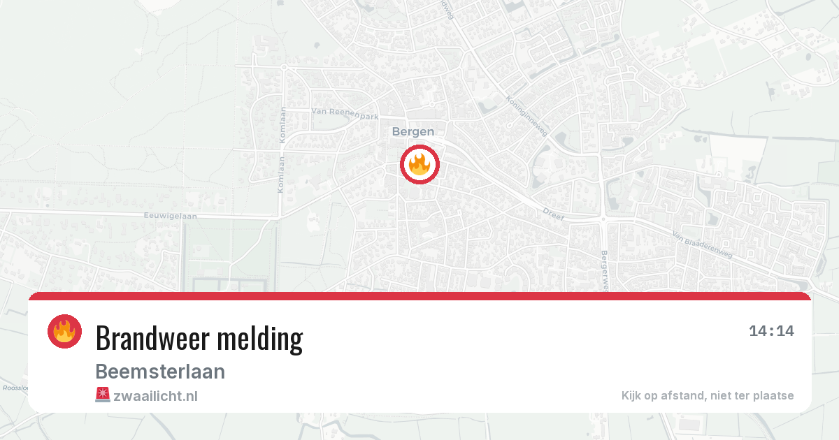 Brandweer melding — 28 mrt 2026