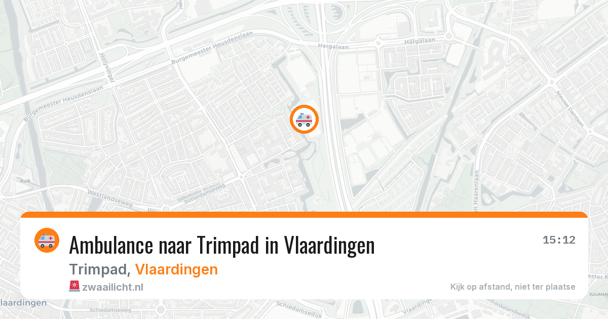 Ambulance naar Trimpad in Vlaardingen — 8 apr 2026