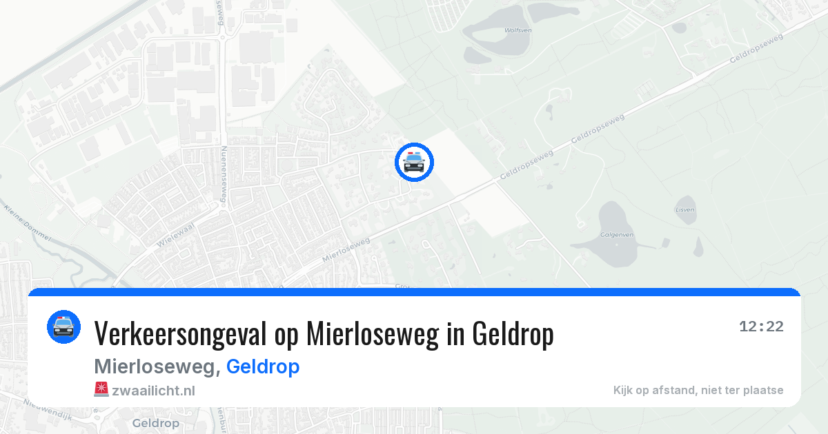 Verkeersongeval op Mierloseweg in Geldrop — 30 jun 2026