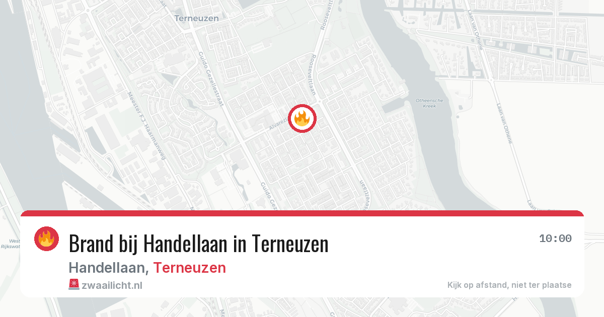 Brand bij Handellaan in Terneuzen — 28 jun 2026