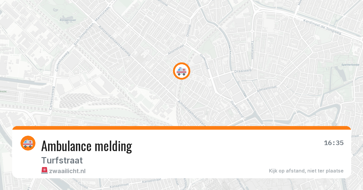 Ambulance melding — 6 jul 2026