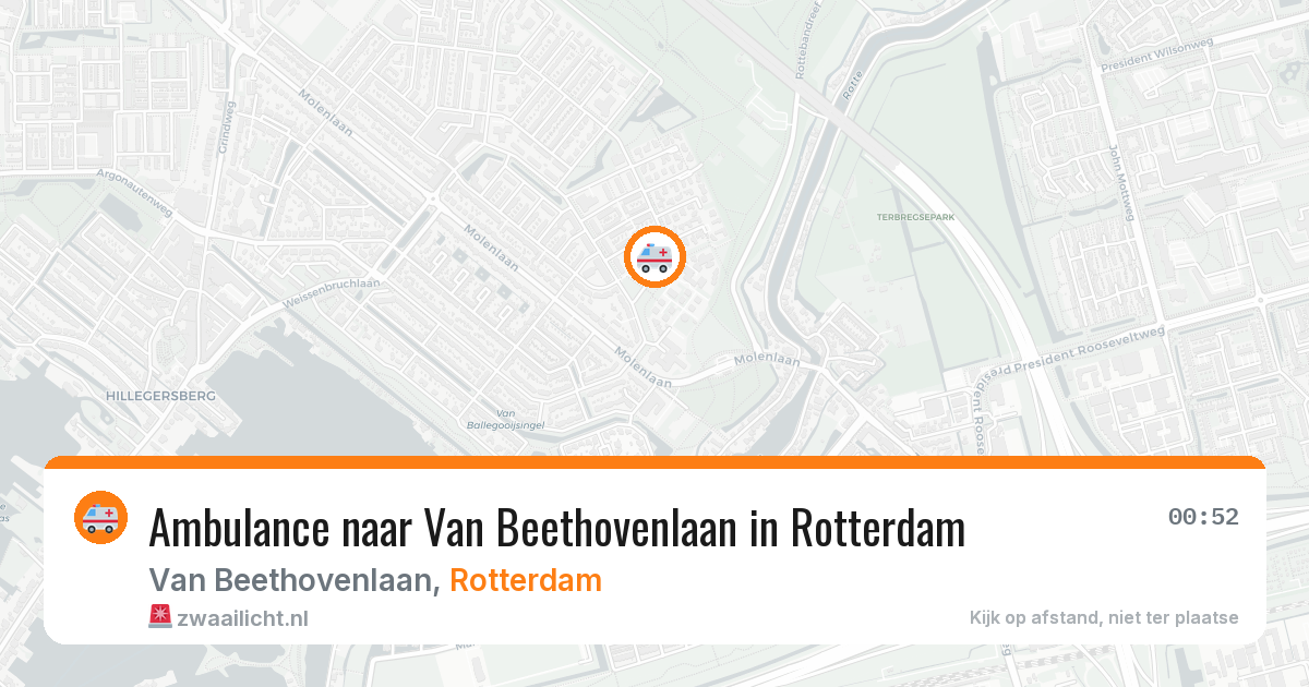 Ambulance naar Van Beethovenlaan in Rotterdam — 30 mei 2026
