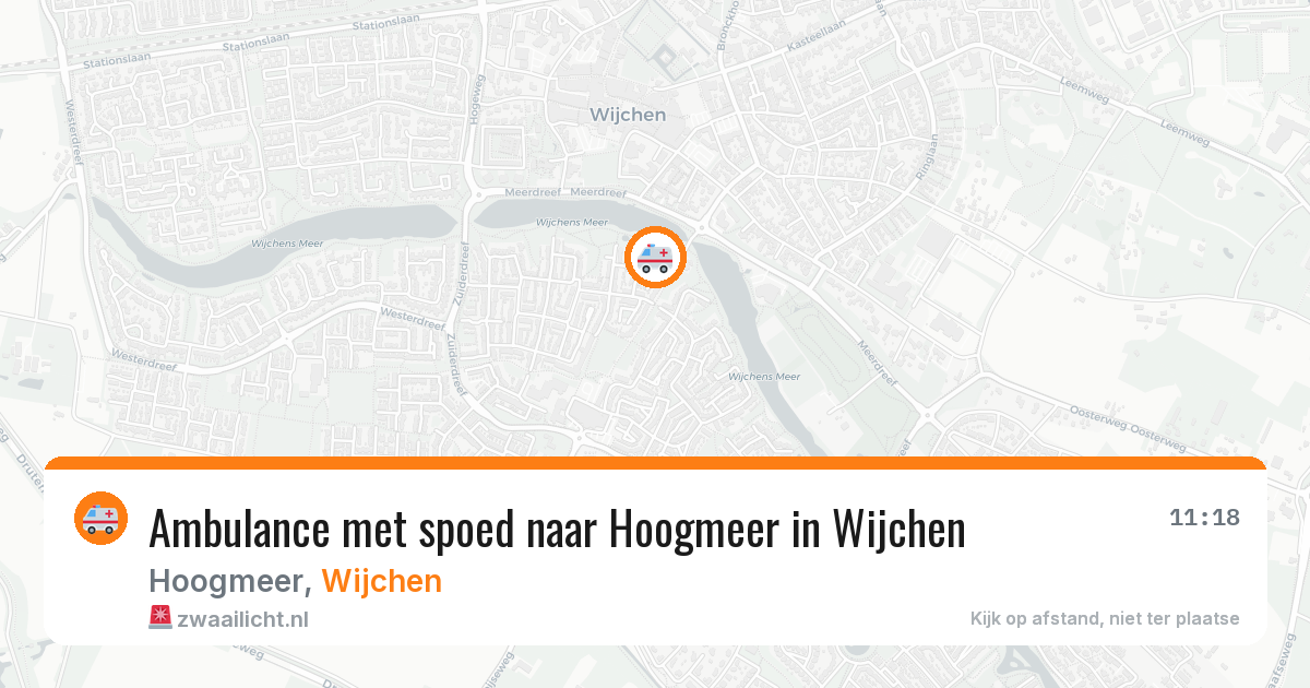 Ambulance met spoed naar Hoogmeer in Wijchen — 31 mrt 2026