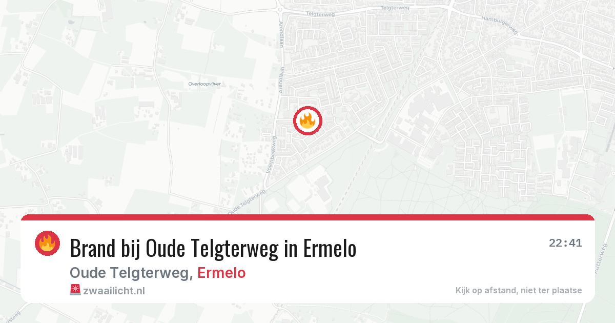 Brand bij Oude Telgterweg in Ermelo — 28 jun 2026