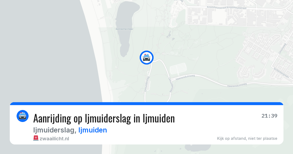 Aanrijding op Ijmuiderslag in Ijmuiden — 6 apr 2026