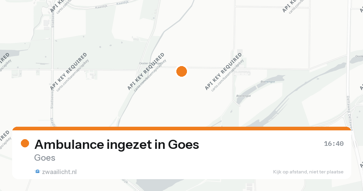 Ambulance ingezet in Goes — 26 aug 2026