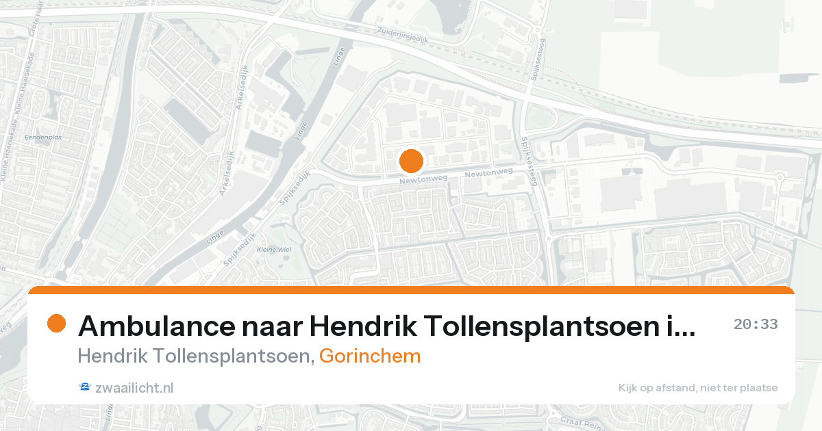 Ambulance naar Hendrik Tollensplantsoen in Gorinchem — 30 jan 2026