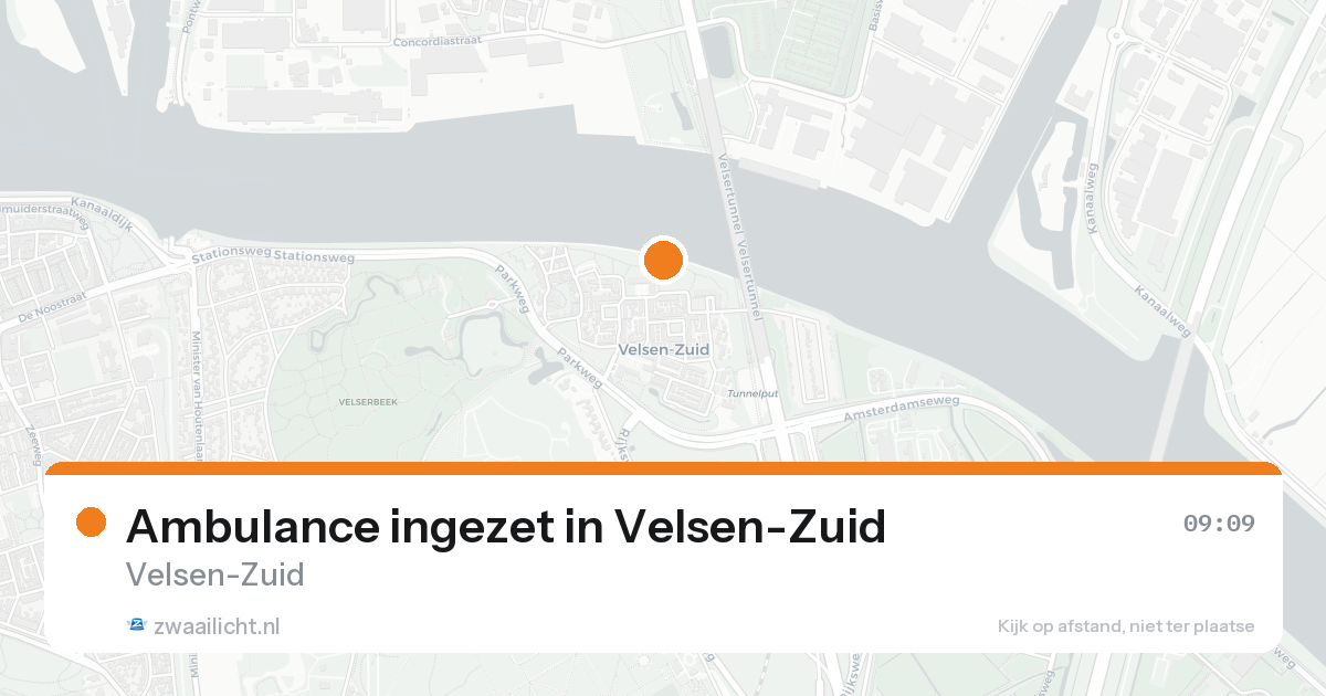 Ambulance ingezet in Velsen-Zuid — 8 feb 2026