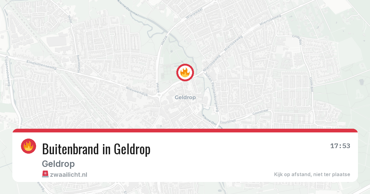 Buitenbrand in Geldrop — 27 jul 2026