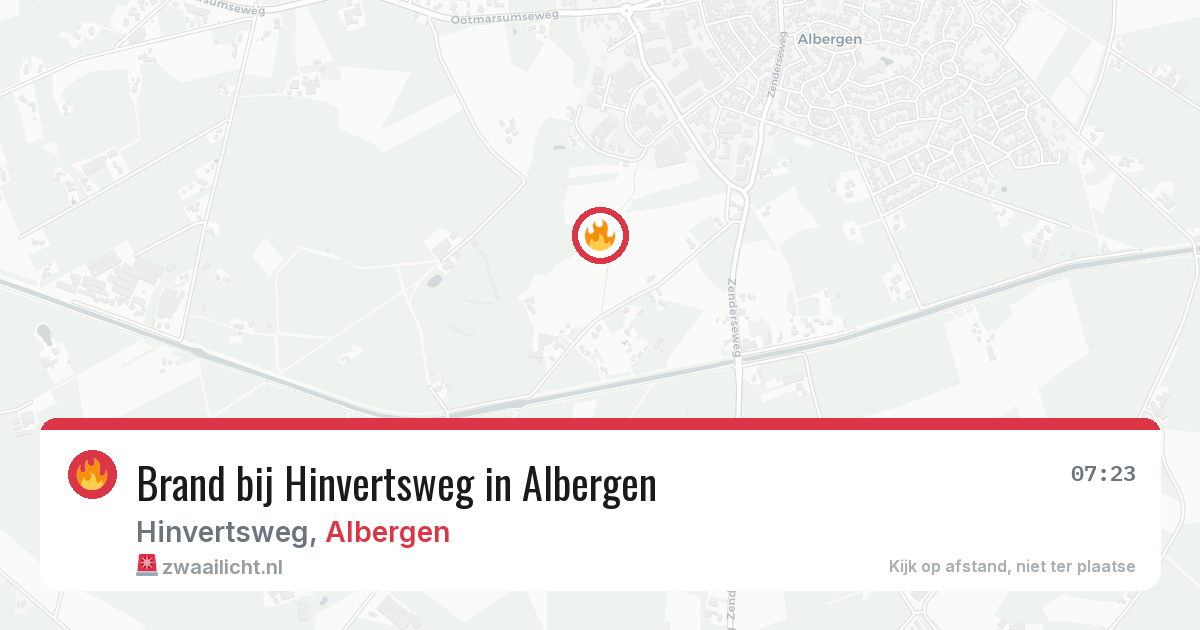 Brand bij Hinvertsweg in Albergen — 19 jun 2026
