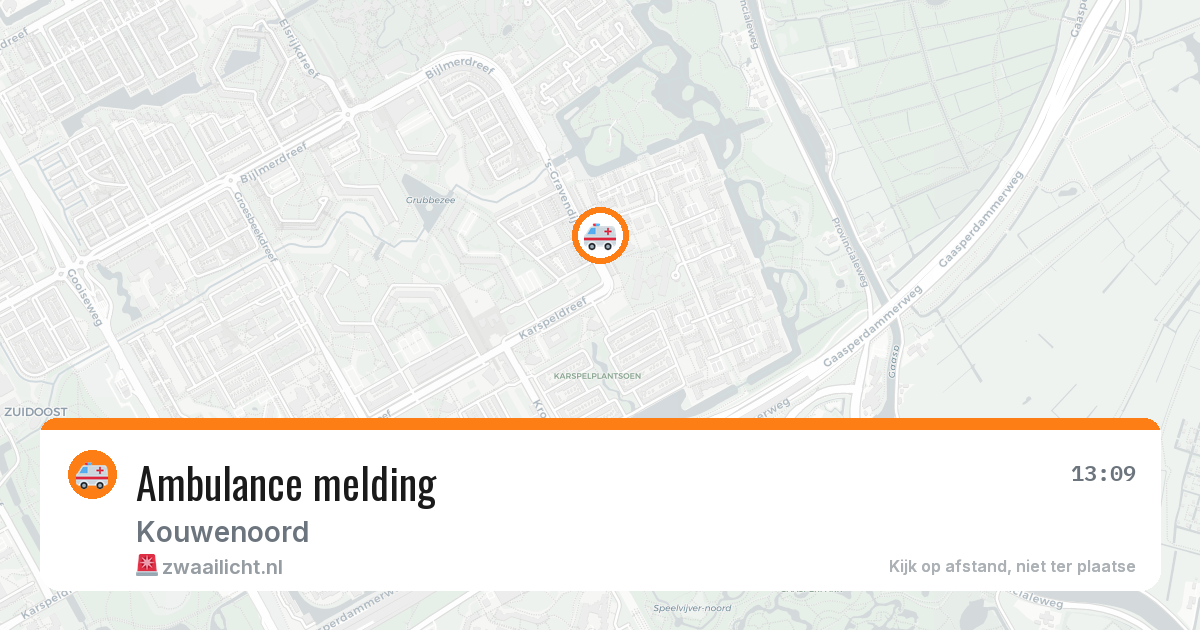 Ambulance melding — 22 jun 2026