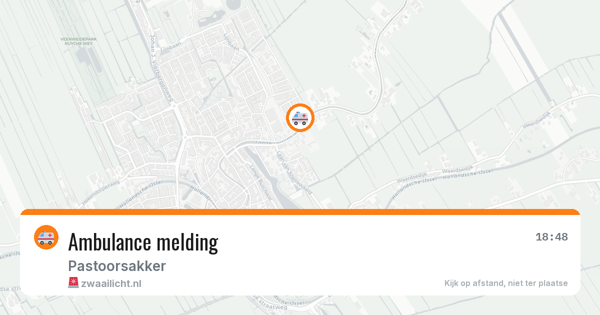 Ambulance melding — 7 apr 2026