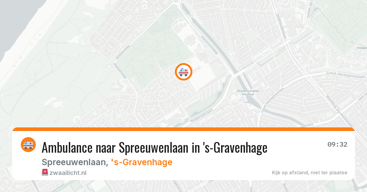 Ambulance naar Spreeuwenlaan in 's-Gravenhage — 6 jul 2026