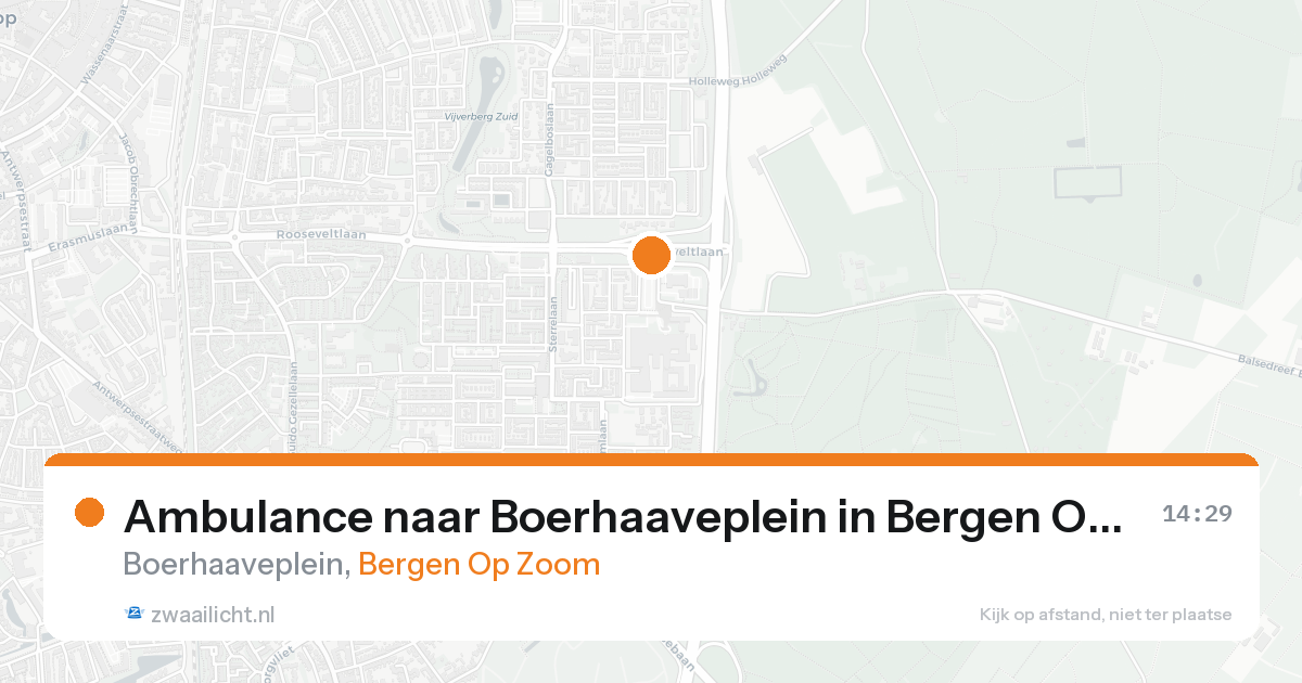 Ambulance naar Boerhaaveplein in Bergen Op Zoom — 30 jun 2026