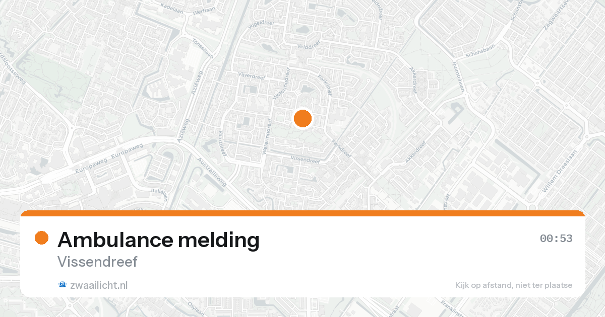 Ambulance melding — 30 jan 2026