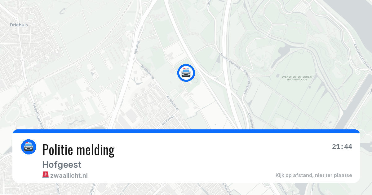 Politie melding — 17 jul 2026
